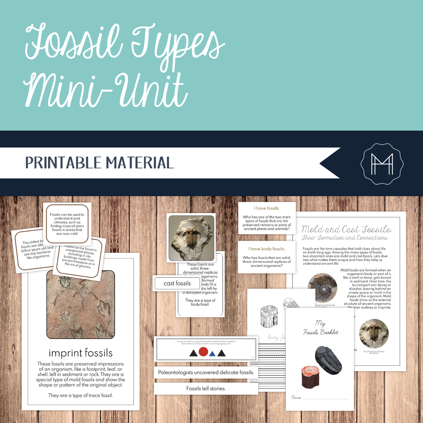 Fossil Types Mini-Unit